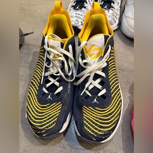 SIGNED Jordans, game day shoes from Nimari Burnett university of Michigan